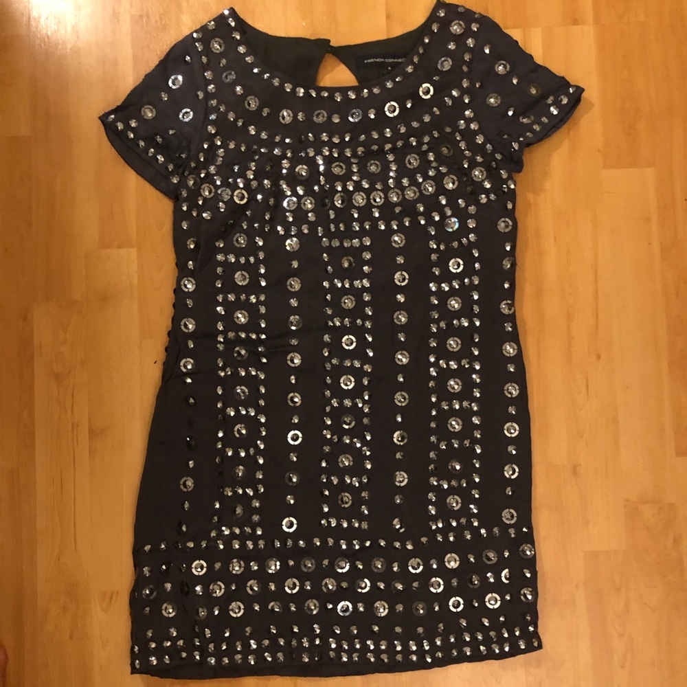 French Connection Light purple dress with sequins